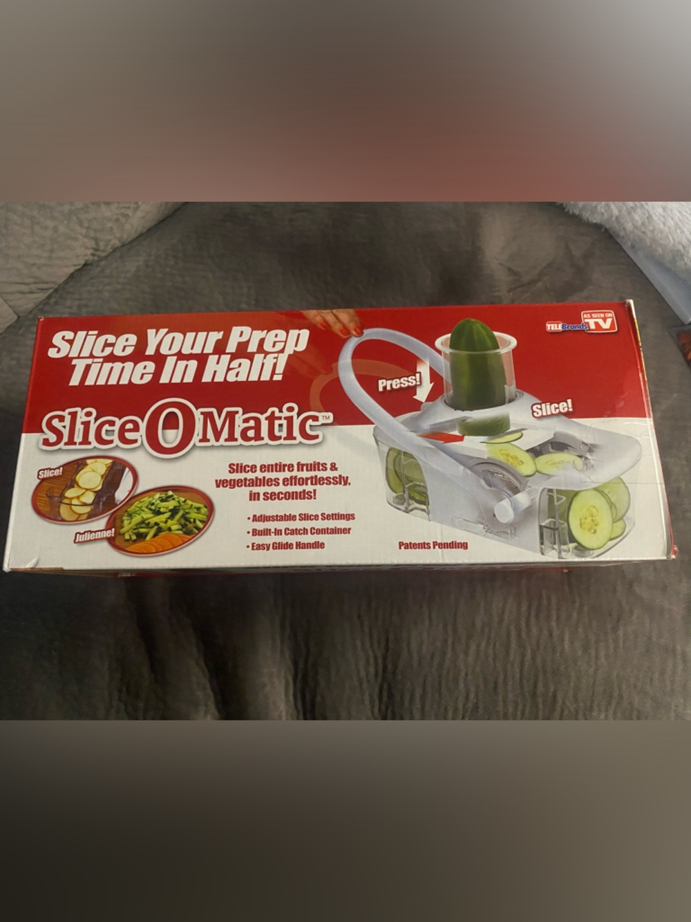 Slice O Matic Vegetable Slicer - White and Green